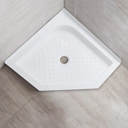 1000x1000mm Diamond Shower Tray Center/Corner Waste